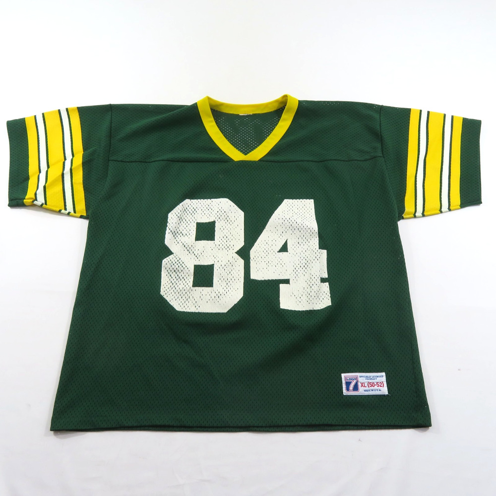 Sterling Sharpe Jersey Logo 7 Green Bay Packers #84 Mens XL 50/52